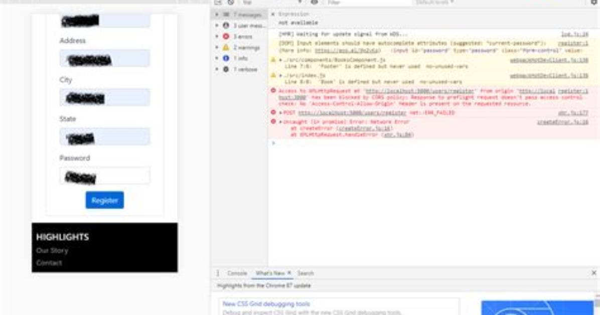 Enabling Cors in Create React App Utility