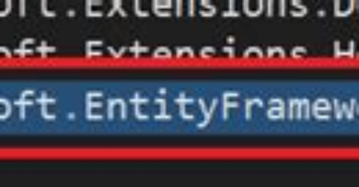 Entity Framework Core: Dbcontextoptionsbuilder Does Not Contain a Definition for 'Usesqlserver' and No Extension Method 'Usesqlserver'