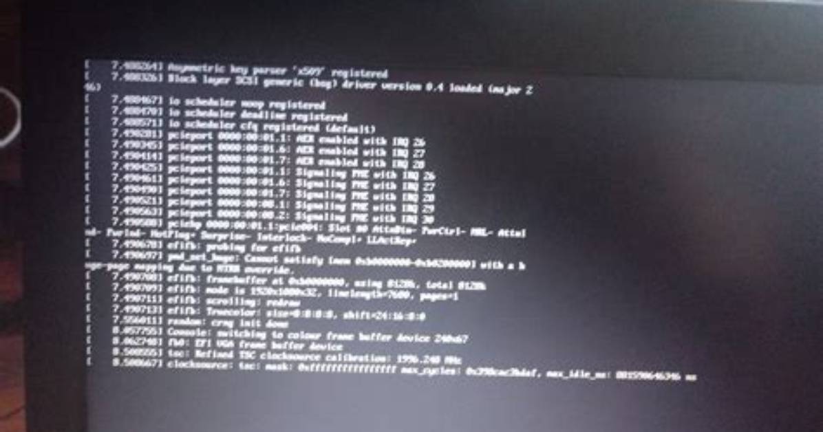 Error: [0.000000] Tsc: Fast Tsc Calibration Failed