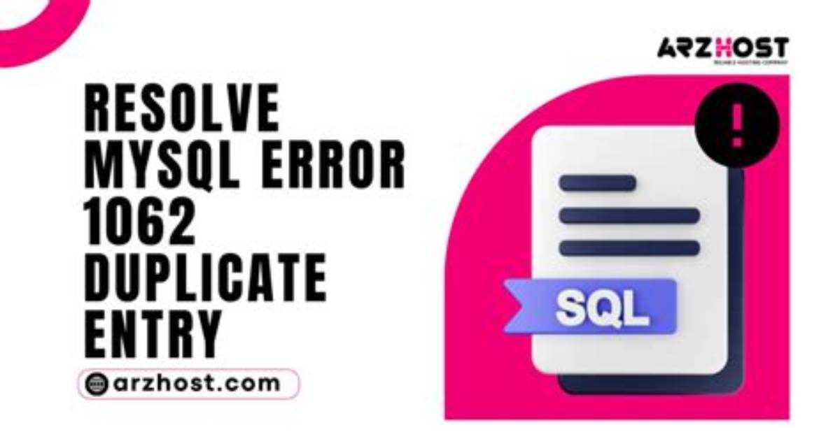Error Code: 1062. Duplicate Entry 'Primary'