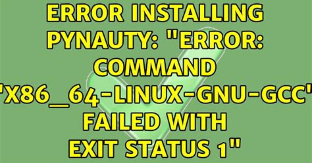 Error: Command 'X86_64-Linux-Gnu-Gcc' Failed with Exit Status 1 (For Lssl and Lcrypto)