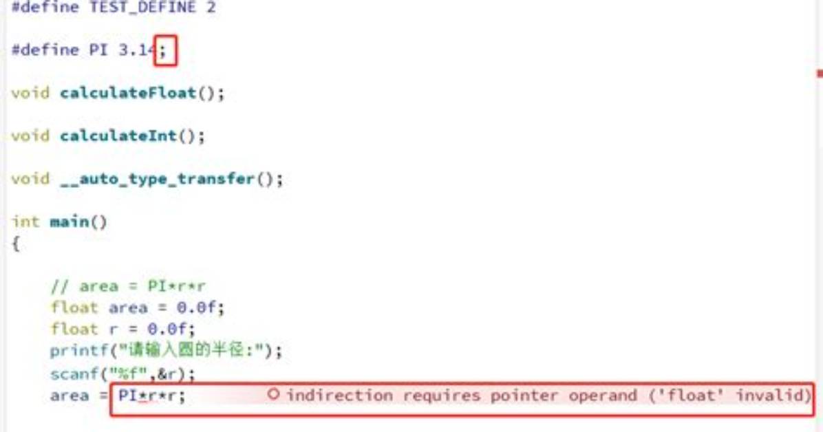 Error: Indirection Requires Pointer Operand ('Int' Invalid)