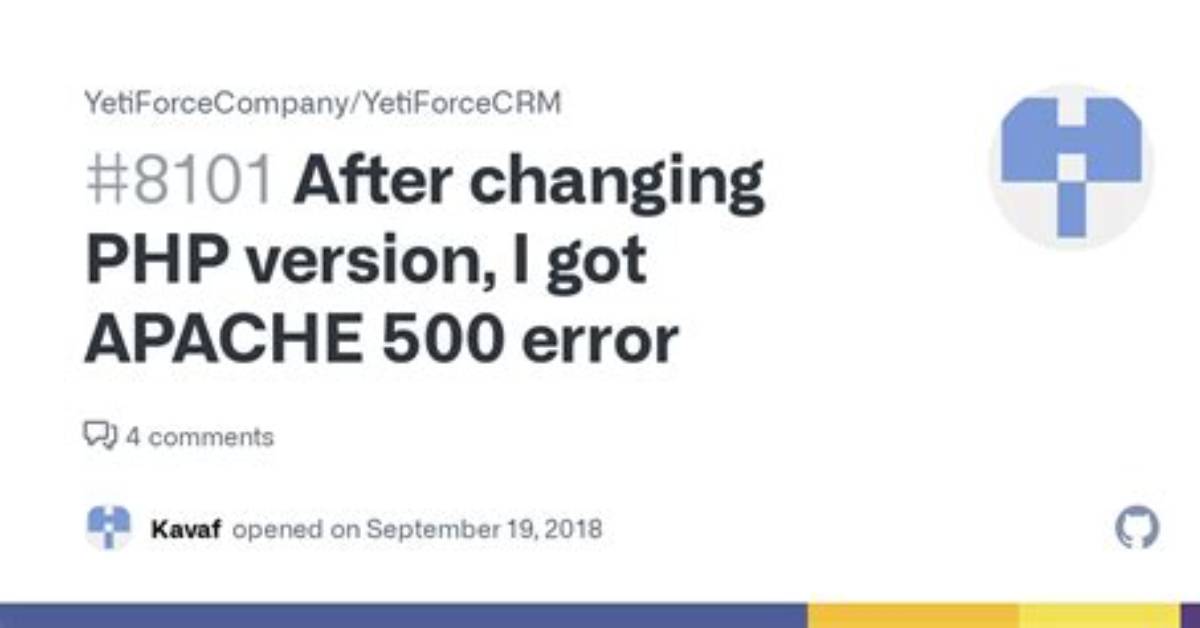 Error Restarting Apache After Changing Php Version