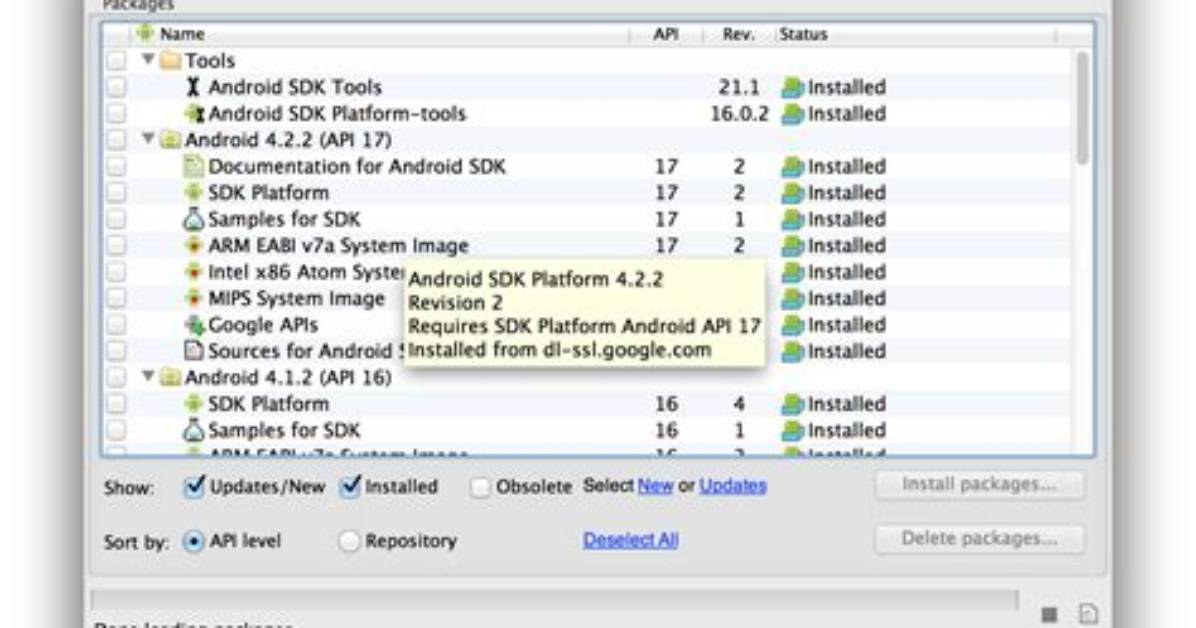 Error: This Android Sdk Requires Android Developer Toolkit Version 22.6.1 or Above