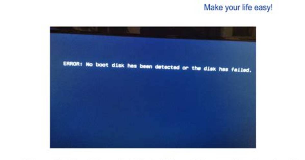 Error "This Is Not a Bootable Disk. Please Insert a Bootable Floppy of Ubuntu."