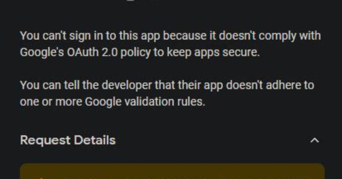 Error When Creating a New User