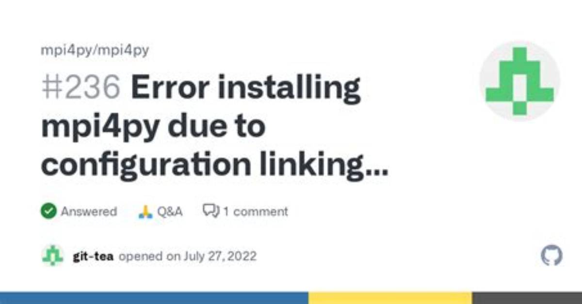 Error When Installing Mpi4Py