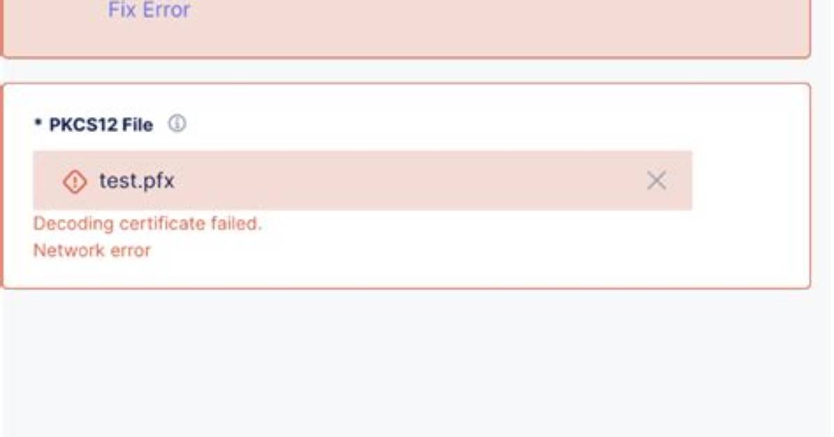 Error While Importing Public Certificate to a Keystore