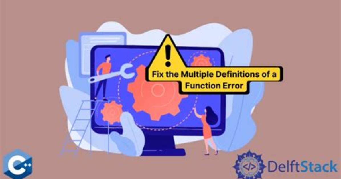 Error with Multiple Definitions of Function