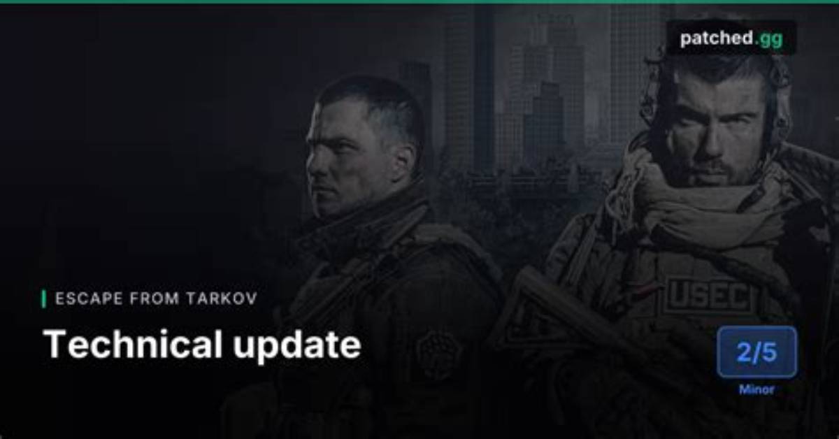 Escape from Tarkov Is Getting Technical Update on October 27, Patch Notes
