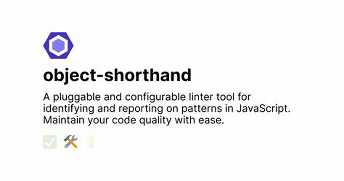 Eslint Object-Shorthand Error with Variable Passed In