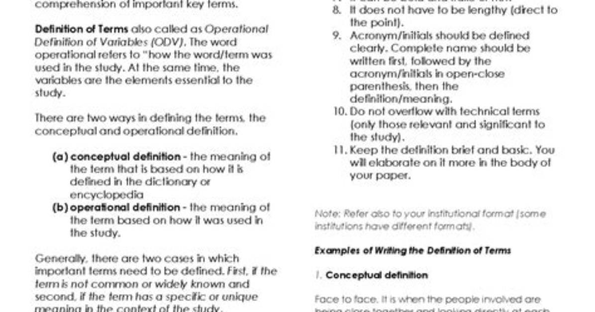 Example