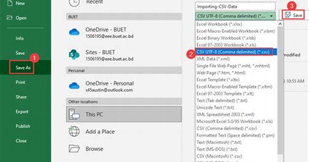 Excel Save-as Csv Options -- Possible to Change Comma to Pipe or Tab Instead?