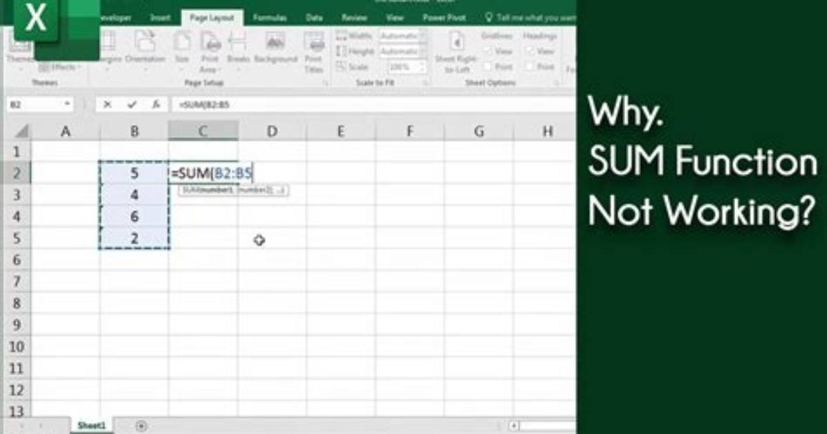 Excel Sum Formula Returns 0 with Nested Sumifs