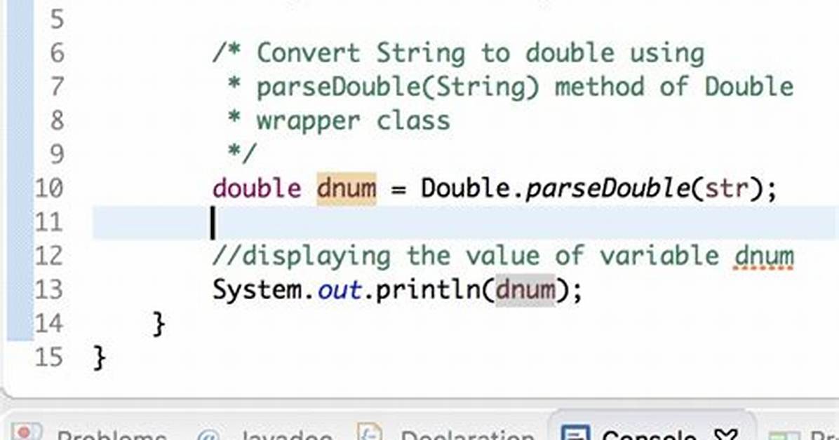 Exception on Using Double. valueOf() Method