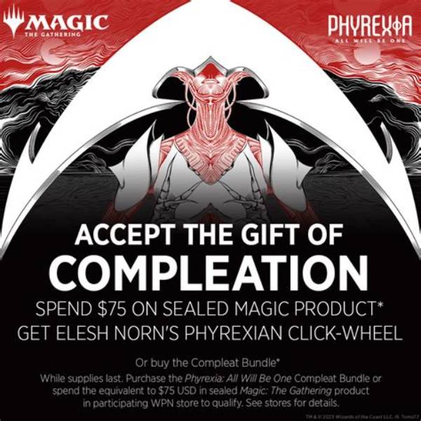 Exclusive Mtg Phyrexian Click-Wheel Promotion Coming Soon to Wizards Play Network Locations