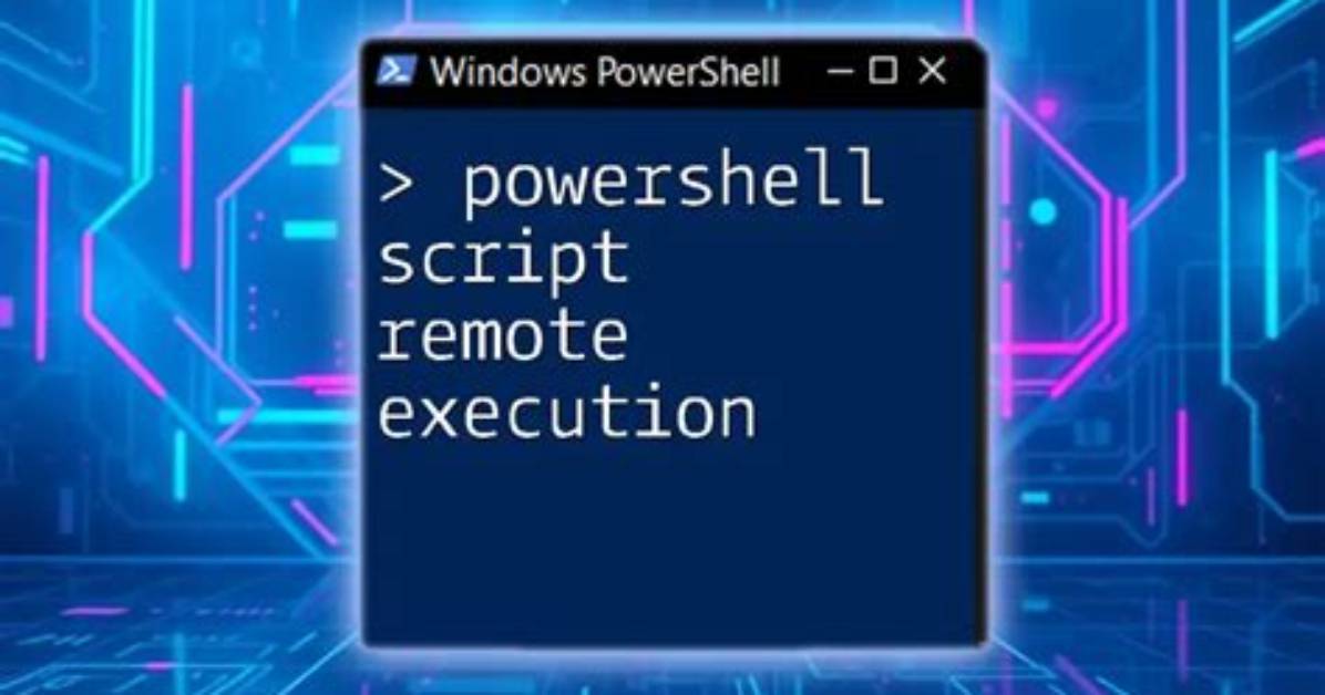 Execute a Remote Script on a Remote Computer via Ssh