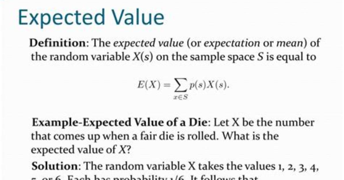 Expected Value