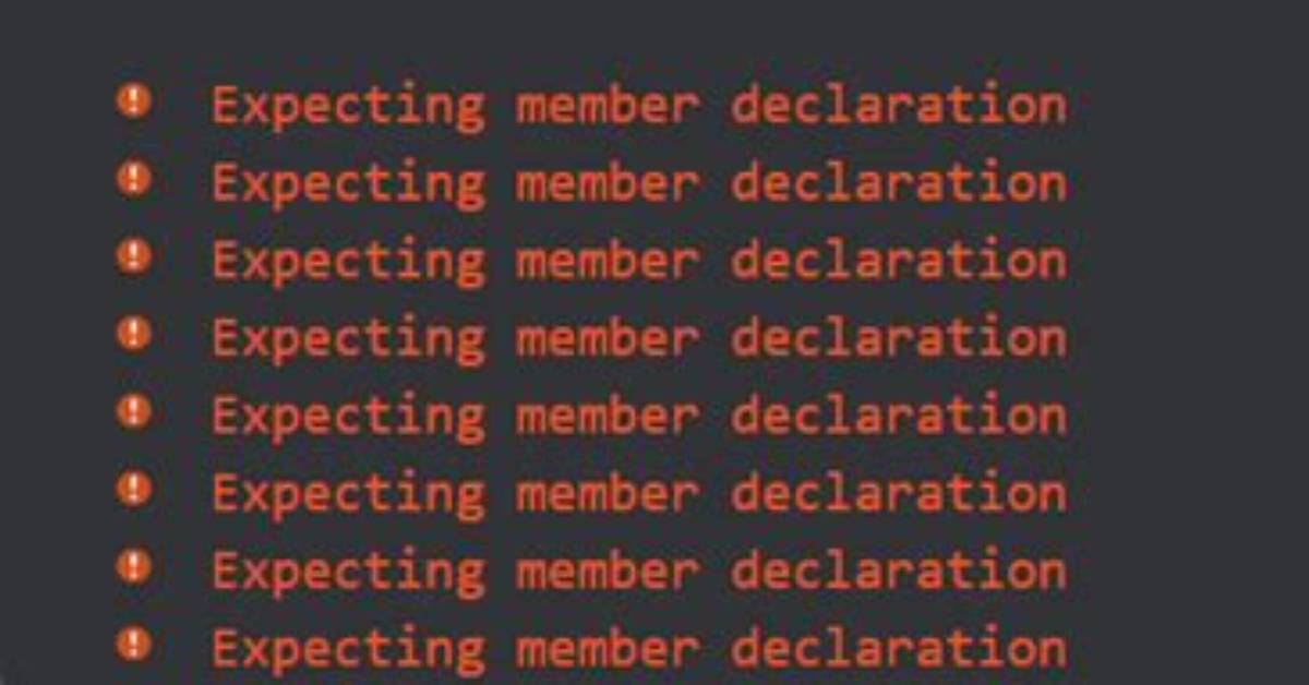 Expecting Member Declaration in Kotlin
