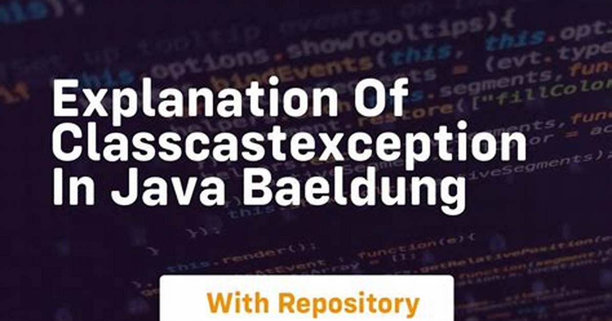 Explanation of Classcastexception in Java