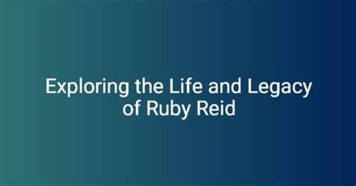 Exploring Ruby Reid's Ed Videos: a Comprehensive Guide