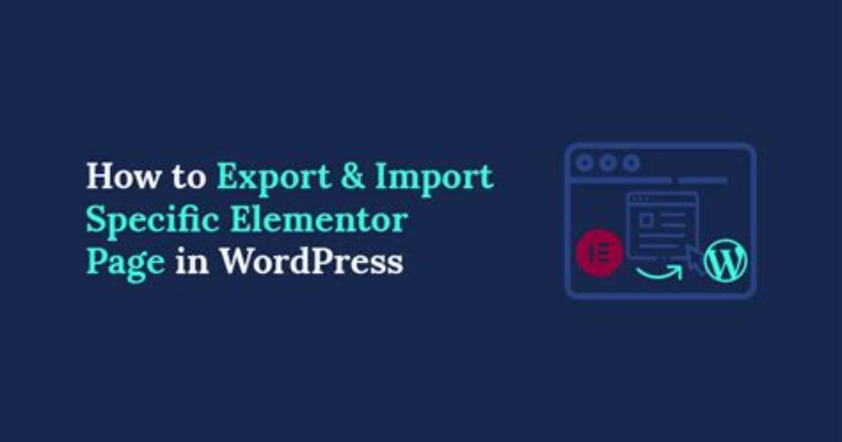 Export a Specific Page in Wordpress
