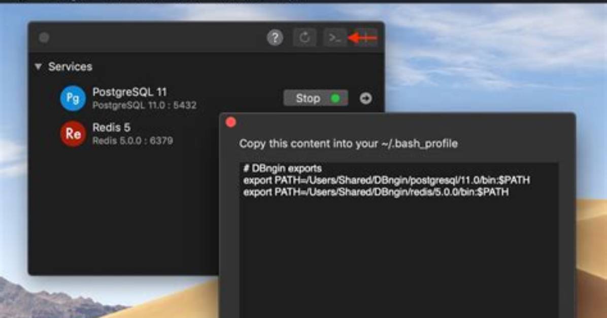 Export Path In. Profile on Mac