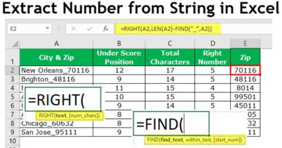 Extract Number from a String