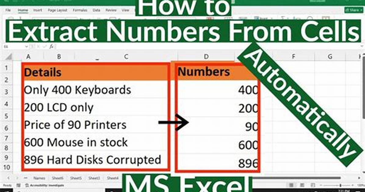 Extract Numbers with Awk