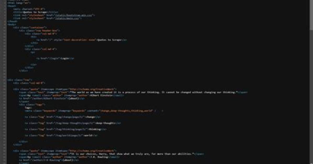 Extracting Text from Html File Using Python