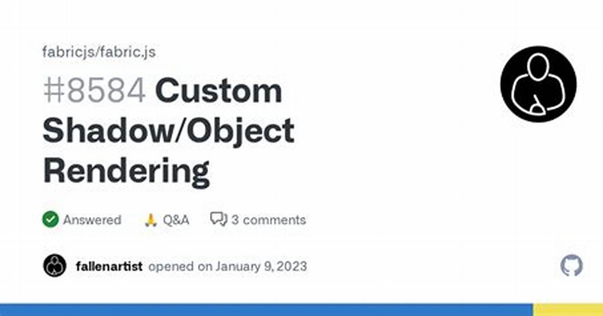 Fabricjs Rendering a Shadow Around Active Object/Selection?