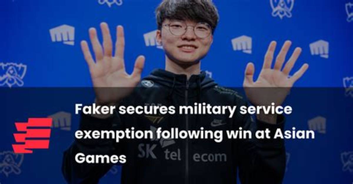 'Faker' in Line for Military Exemption After Asian Games Gold