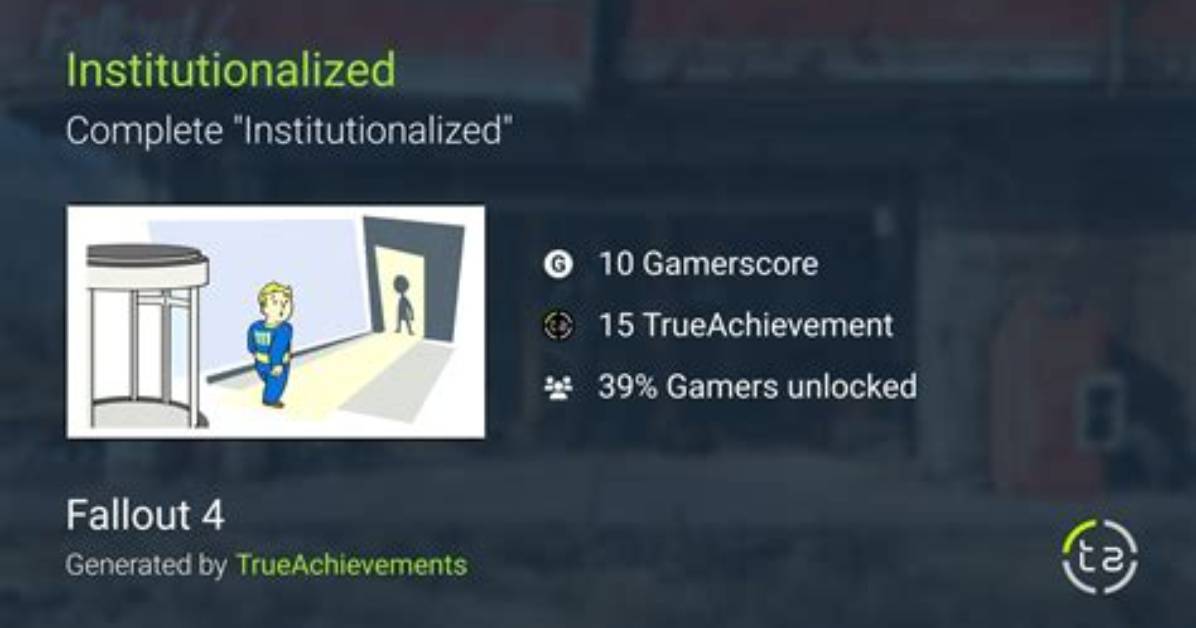 Fallout 4 Institutionalized - How to Discuss