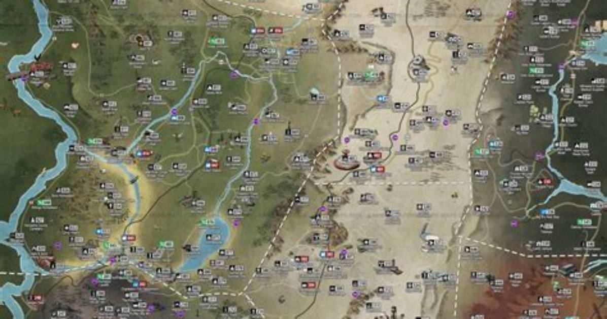 Fallout 76 Map - All Locations, Hd, Full Map