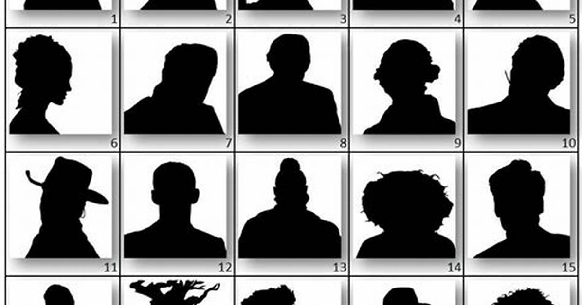 Famous Silhouettes — Printable Worksheet