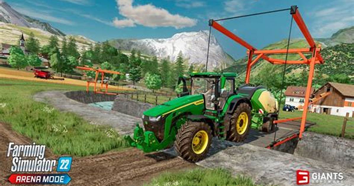 Farming Simulator 22 Introduces New Competitive Multiplayer Modes: Arena & Bale Stacking
