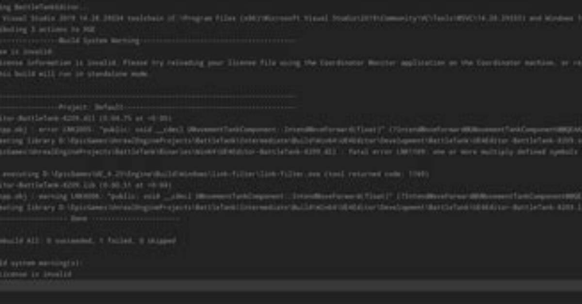 Fatal Error Lnk1169: One or More Multiply Defined Symbols Found in Game Programming