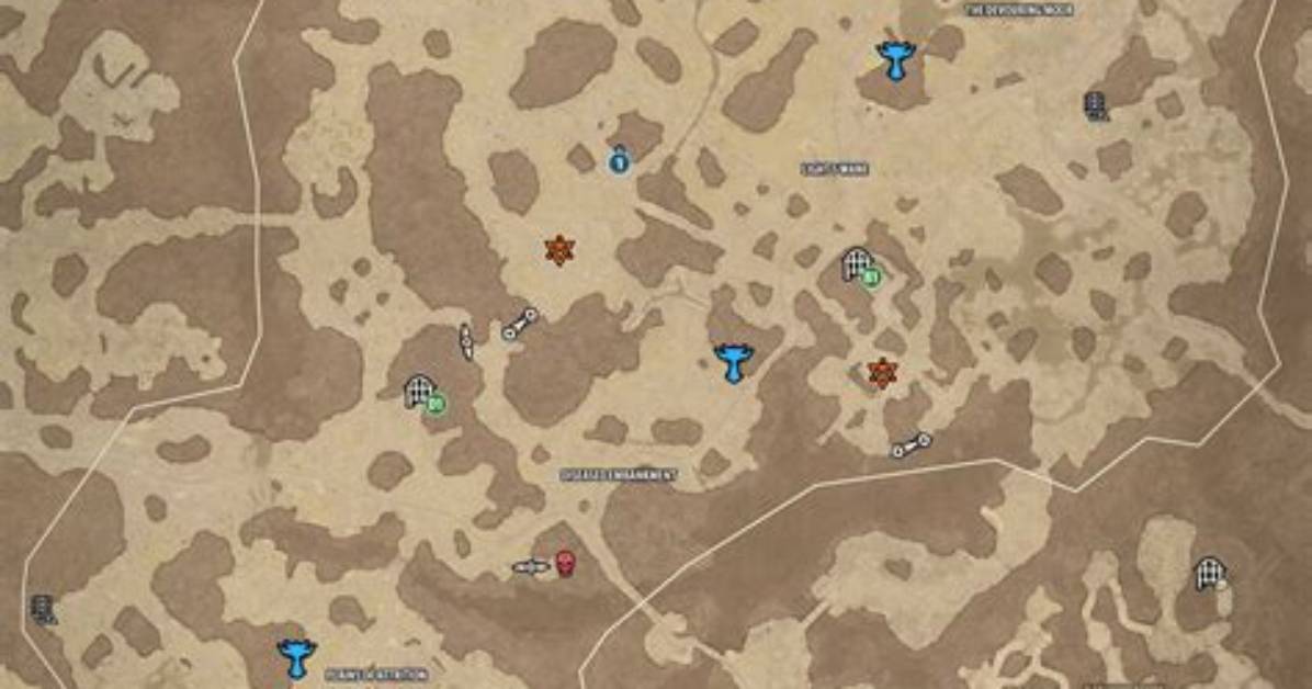 Fethis Wetlands Map for Diablo 4