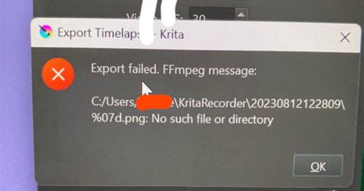 Ffmpeg Help and Krita