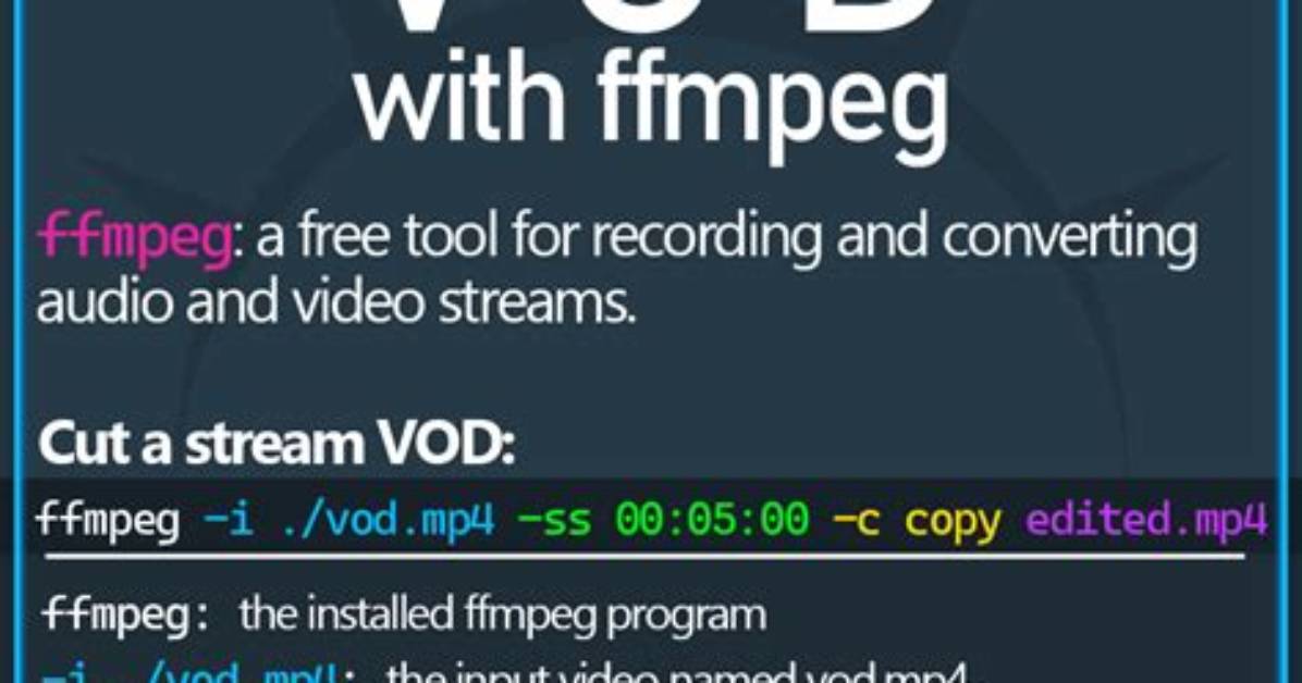 Ffmpeg: Stream a File with Original Playing Rate