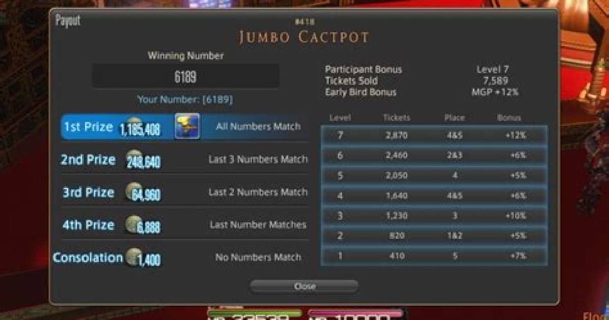Ffxiv Streamer Loses It After Hitting Jumbo Cactpot with Chat’s Numbers