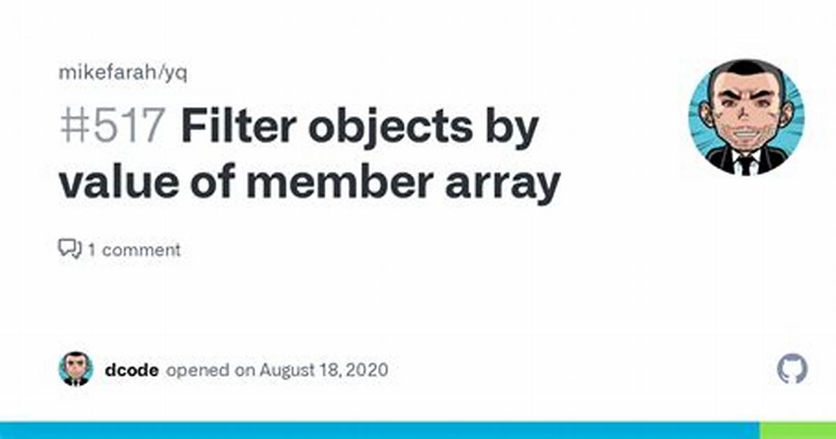 Filer an Array of Objects with Yq