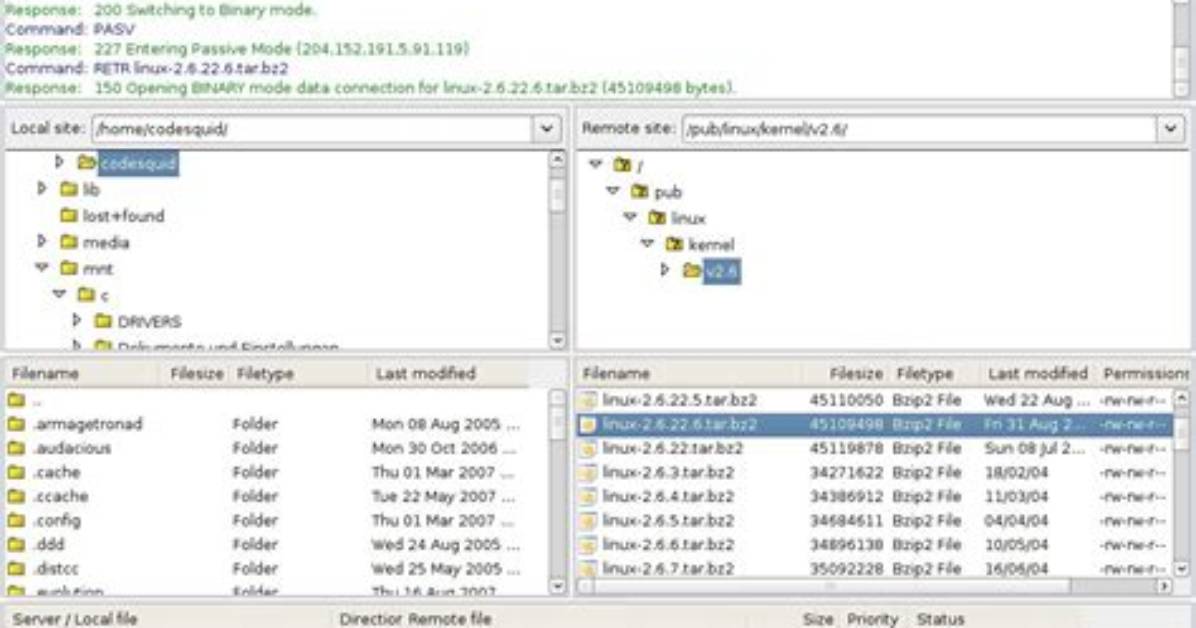 Filezilla: How to Copy Files from One Directory to Another on the Same Server?