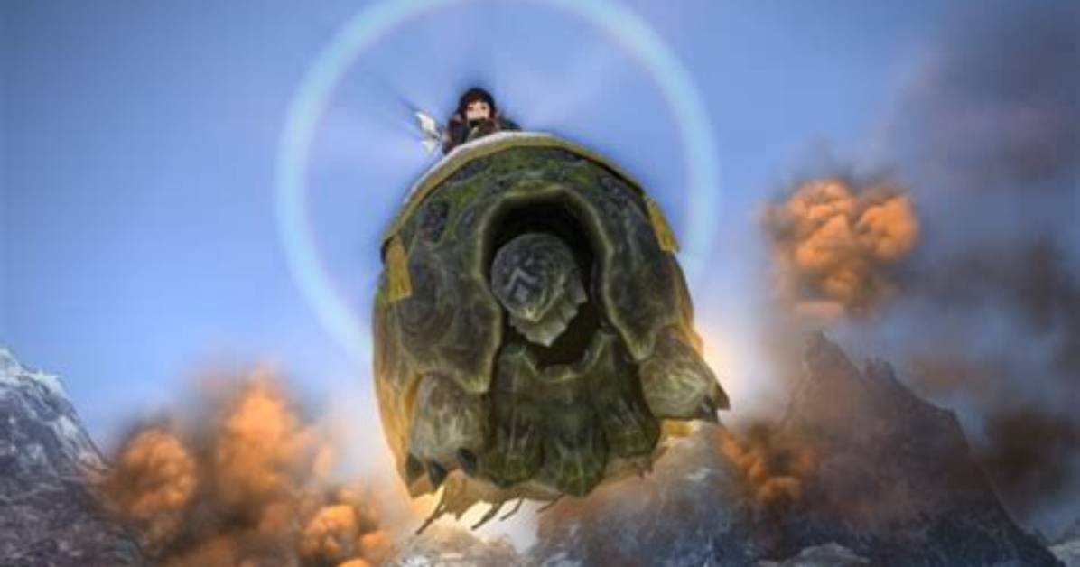 Final Fantasy Xiv Geting Flying Adamantoise Mount, Screenshot from 3.2