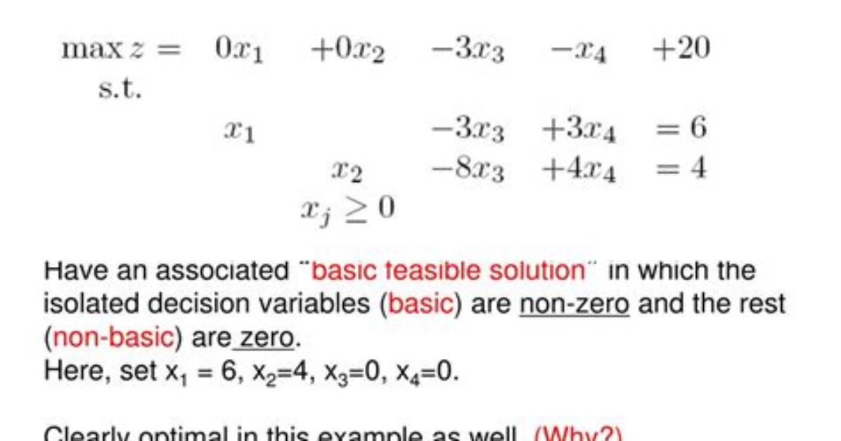 Find All Basic Feasible Solutions & Find Optimal Solution for the Given Linear Programming Problem