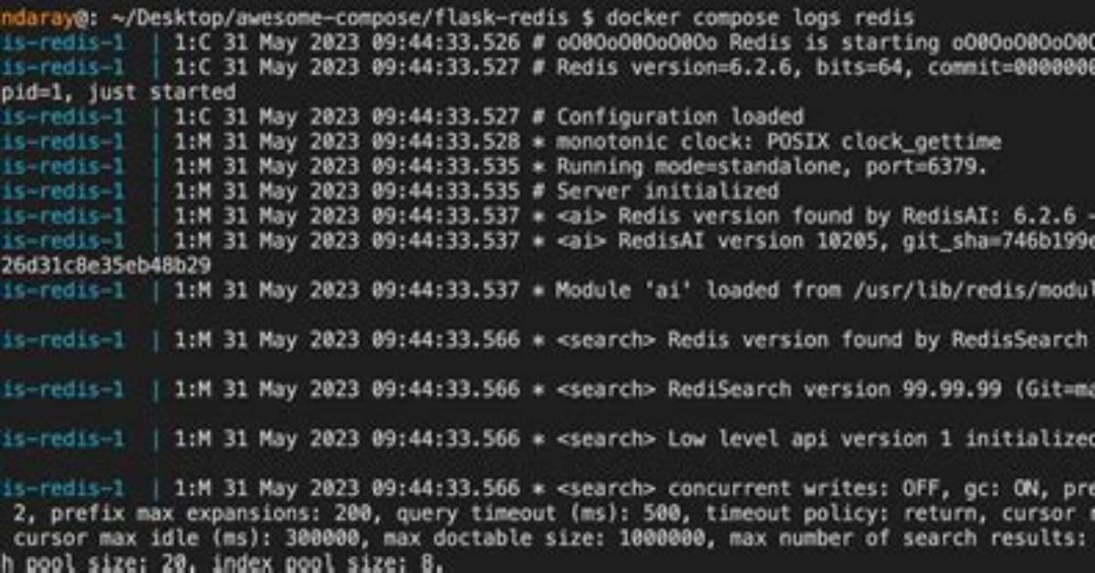 Finding a String in Docker Logs of Container