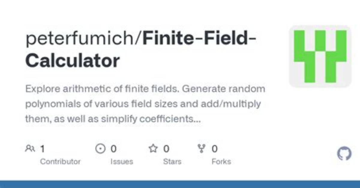 Finite Field Calculator