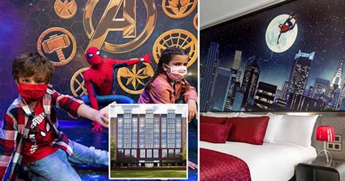 First Look at Disneyland Paris' Marvel Hotel as It Opens Today