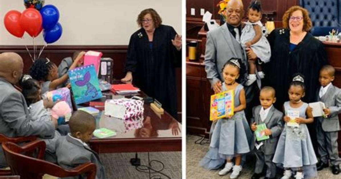 Five Siblings Who Were Facing Separation Celebrate Thanksgiving with the Man Who Adopted Them All