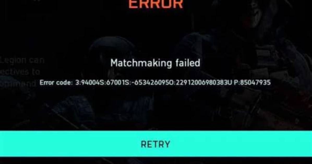 Fix Battlefield 2042 Matchmaking Failed Error